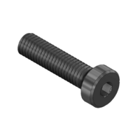 MODULAR SOLUTIONS BLACK OXIDE PLATED FASTENER&lt;BR&gt;M8 X 20MM LOW HEAD SOCKET CAP SCREW